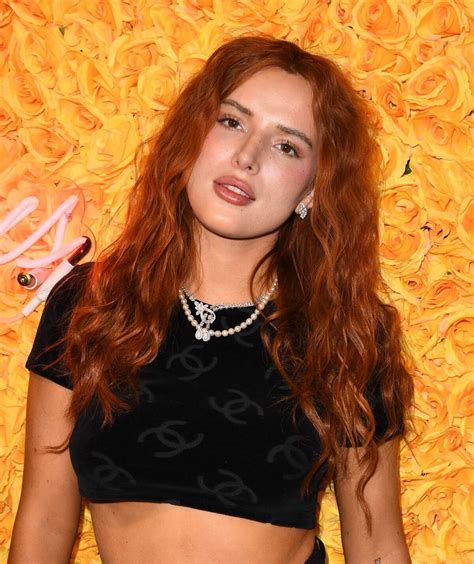Bella Thorne Flashes Her Toned Midriff In Crop Top As She Hosts Dj Set