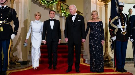 At The State Dinner Jill Biden Revives The Oscar De La Renta Tradition The New York Times
