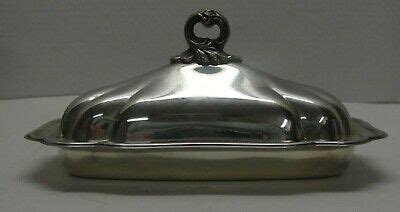 FB ROGERS SILVER CO SILVER PLATED COVERED BUTTER DISH EBay