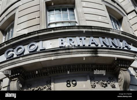 Cool Britannia British Souvenir Shop Victoria London Uk Stock Photo