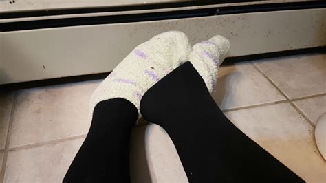 Ankle Fuzzy Socks Over Tights Youtube
