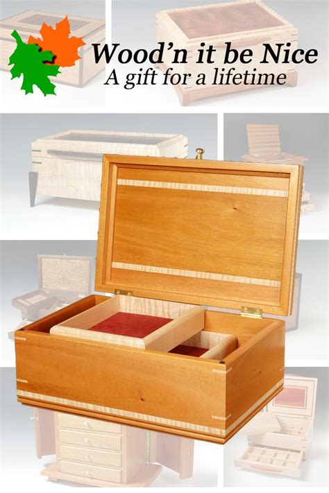 Custom Mahogany Jewelry Box Wood Jewelry Box Wood Boxes Simple Elegance