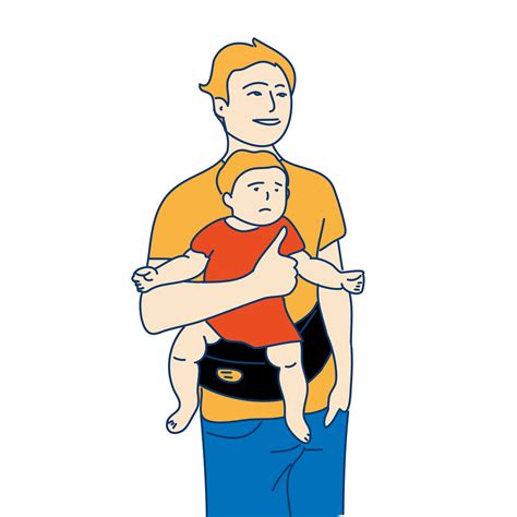 hand drawn father and child flat pop art design style vector illustration 584664 Vector Art at ...