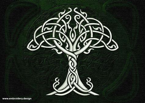 This single tree would become the tree of life that possesses superpowers. celtic_tree_of_life_embroidery_design - Embroidery Design