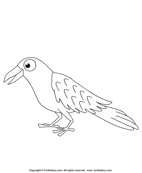 Goodridge christmas house coloring page from christmas category. Raven Coloring Sheet | Turtle Diary