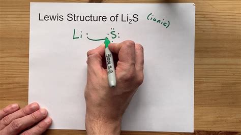 Draw The Lewis Structure Of Li2s Lithium Sulfide Youtube