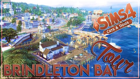 Brindleton Bay Overview Every Lot The Sims 4 Cats And Dogs Expansion