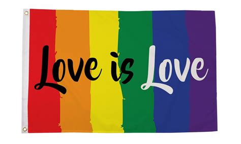 Love Is Love Flag 5 X 3 Ft Gay Lgbt Lgbtq Party Festival Pride