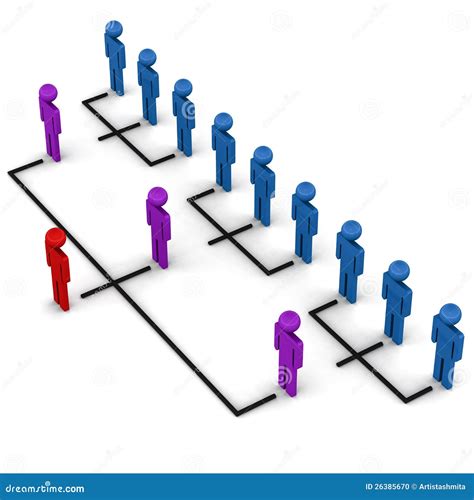 Organizational Structure Stock Illustration Illustration Of Hierarchy