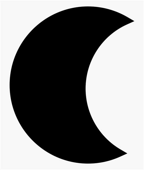 Black And White Half Moon Free Transparent Clipart Clipartkey