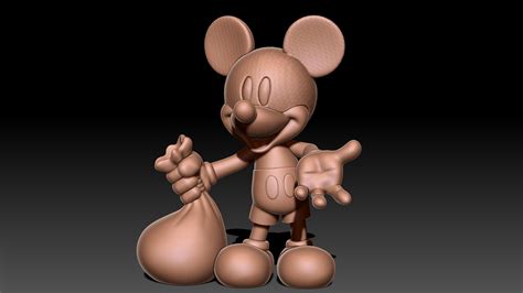 Mickey Mouse 3d Model 3d Printable Cgtrader