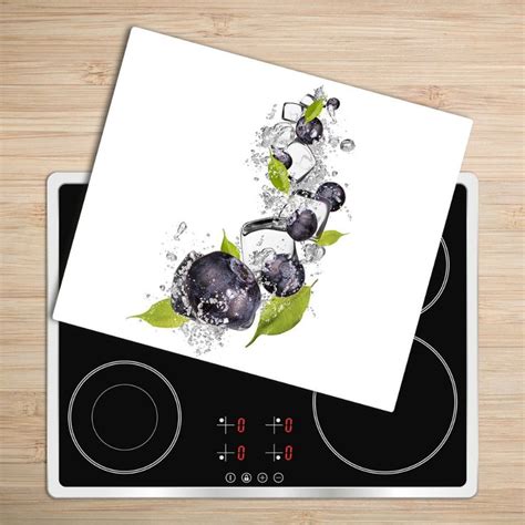 Blueberries With Ice Worktop Saver Uk Glass Chopping Board Savers Glass