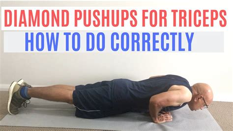 Diamond Pushups For Beginners Hand Position Correct Form Technique