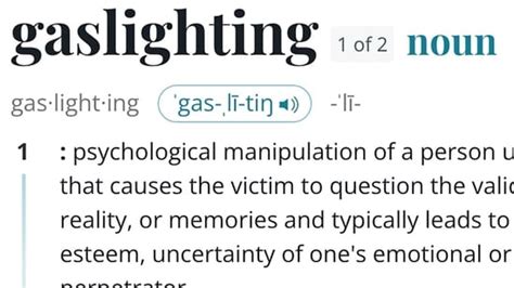 What Is Gaslighting Merriam Websters Word Of The Year World News