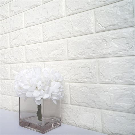 Maybe you would like to learn more about one of these? 10 Pack | 58 Sq.Ft White Foam Brick Wall Tiles Peel and ...