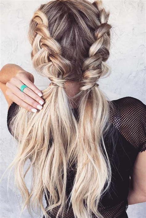 You can start with no preparation if you have manageable hair, but if your hair is tougher to work with, use the symmetrical braids with taper. 67 Amazing Braid Hairstyles For Party And Holidays ...