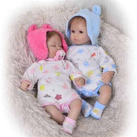 Buy Realistic Silicone Reborn Baby Doll Twins 17 42