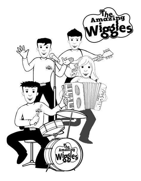 Wiggles Coloring Pages Free Printable Sheets For Kids
