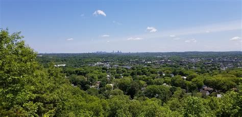 View Of The City From Prospect Hill In Waltham Rboston
