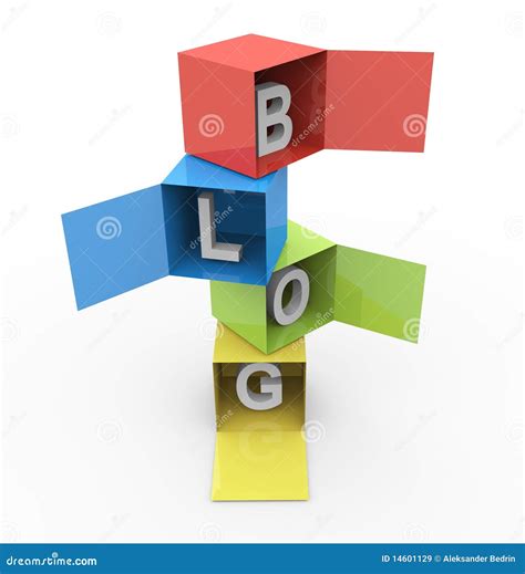 Blog 3d Stock Illustration Illustration Of Cubes Business 14601129