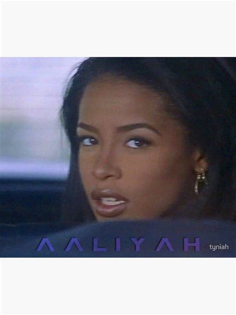 aaliyah poster by tyniah redbubble