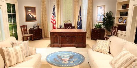 Johnson sits at the oval office desk, posing for one of his first official photographs following the death of his predecessor, john f. YouTube built Oval Office sets in New York and LA ...