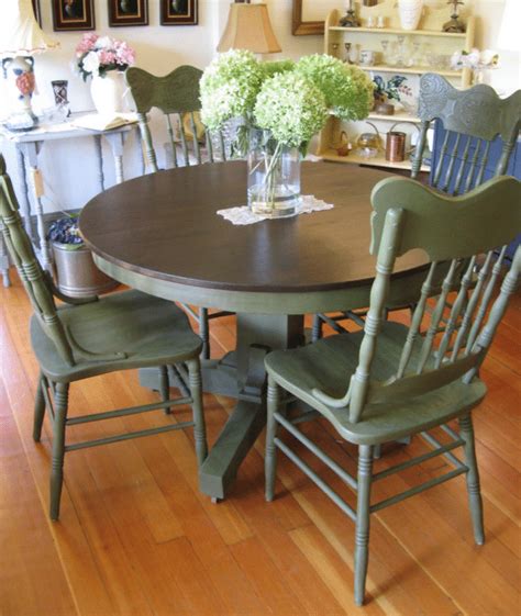 Dining table makeover, take one. Painted Furniture Ideas | 6 Great Paint Colors for Kitchen ...