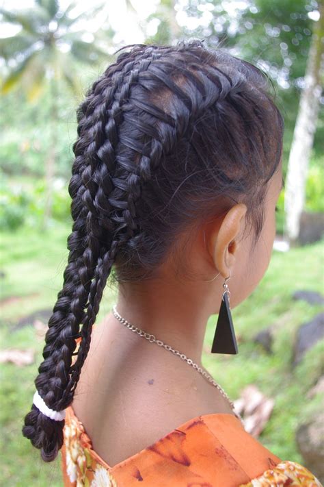 Braids & Hairstyles for Super Long Hair: Micronesian Girl ...
