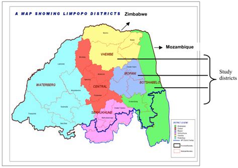 Magisterial Districts Of The Limpopo Province Download Scientific