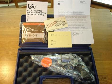 Ultra Rare Colt Python Silver For Sale At
