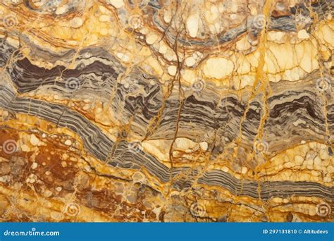 Mineral Veins In Granite Under Magnification Stock Photo Image Of