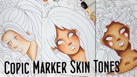 Copic Marker Art Tutorials Skin