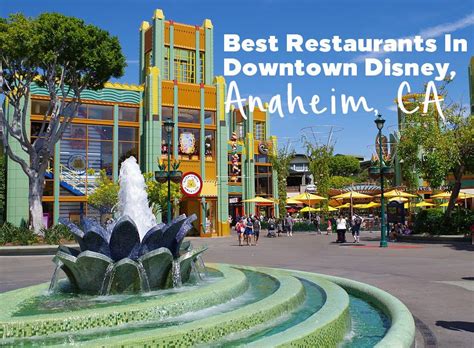 The Best Restaurants In Downtown Disney Downtown Disney Restaurants