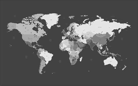 World Map Wallpapers Black Wallpaper Cave