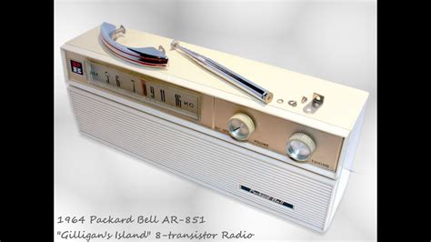 Two Packard Bell Model Ar 851 Gilligans Island Radios From 1964