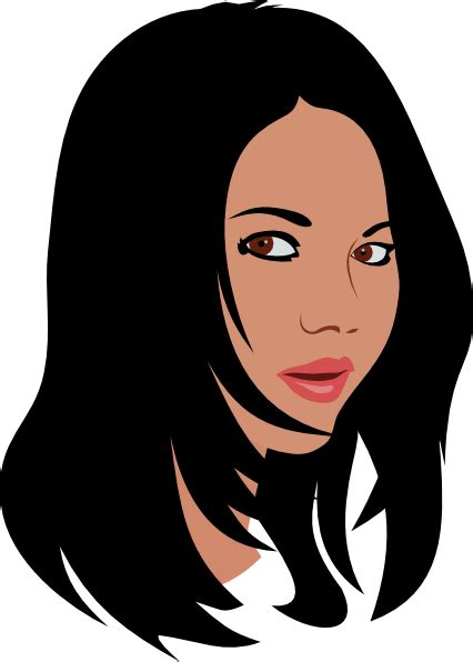 Girl With Black Hair Clipart Clipground
