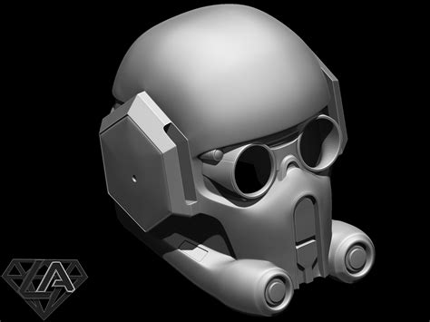 Stl File Star Wars Clone Force 99 Bad Batch Crosshair Helmet・model To