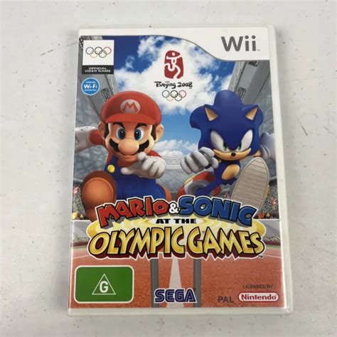 MARIO SONIC At The Olympic Games Beijing For Nintendo Wii PAL Free Post PicClick