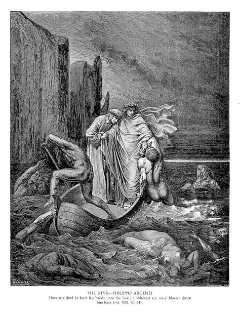 Gustave Doré On Twitter The Styx Philippo Argenti Gustavedore