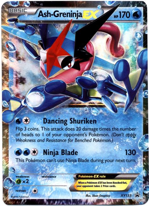 Special moves better suit greninja's higher special attack, and have their class highlighted in green. Pokemon Promo Ash-Greninja EX XY133 - Walmart.com ...