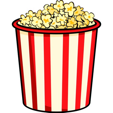 Popcorn Clip art - popcorn png download - 600*600 - Free Transparent Popcorn png Download ...