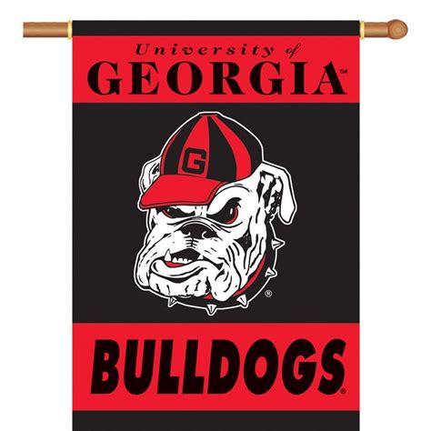 University Of Georgia Bulldogs Banner Flag Bulldog Flag Neoplex