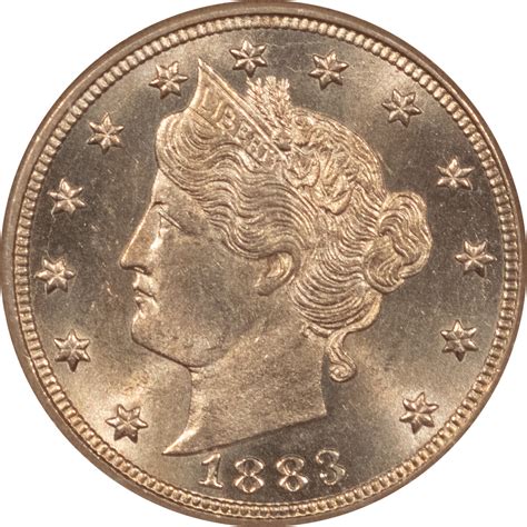 1883 Liberty Nickel No Cents Ngc Ms 63 Fattie Holder Premium
