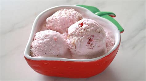 Cottage Cheese Strawberry Ice Cream Viral Tiktok Recipe Youtube