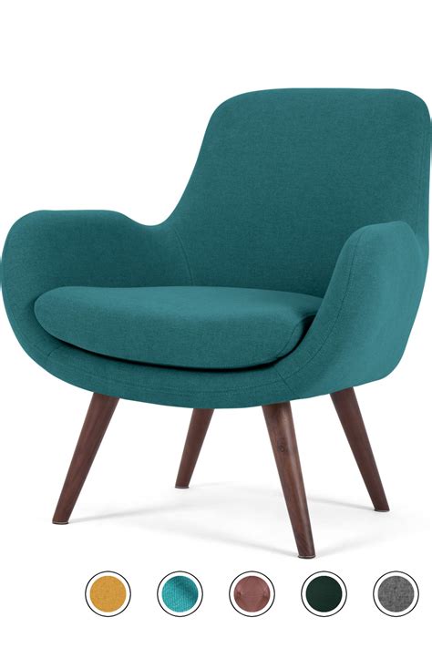 Moby Accent Armchair, Mineral Blue | Accent arm chairs, Accent chairs, Armchair