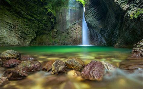 4517408 River Trees Stream Water Waterfall Rock Landscape