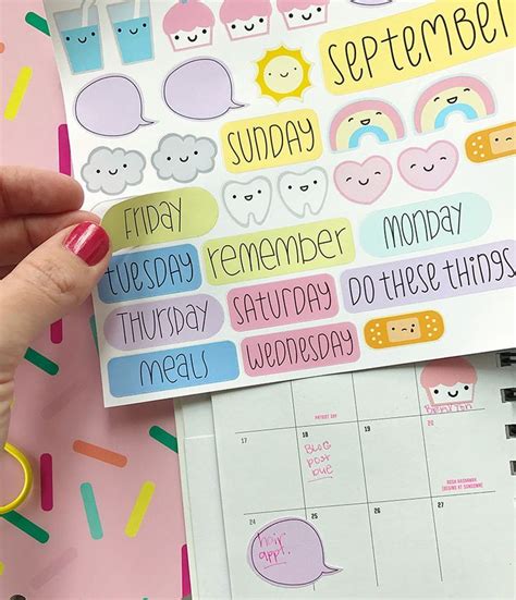 Make Your Own Planner Stickers With Printable Vinyl Cricut Diy