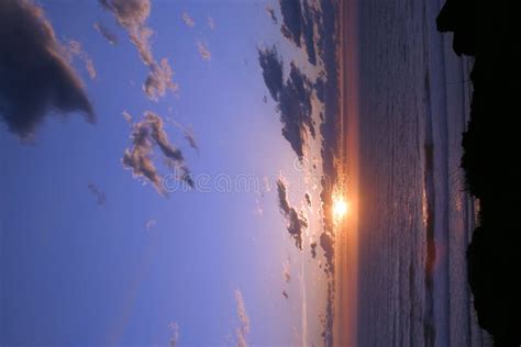 Pacific Ocean Sunset Stock Photo Image Of Water Nature 131984