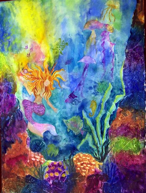 Underwater Painting Underwater Painting Painting Art