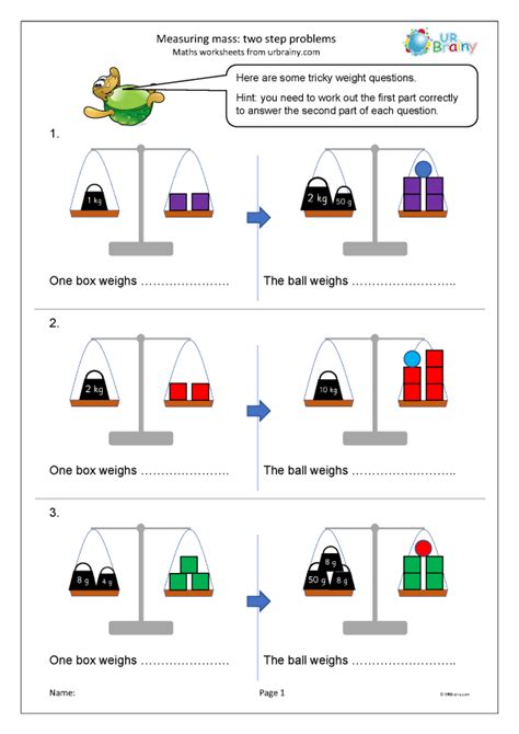 Grade 2 Weight Worksheets Measuring Weights In Kilograms K5 Learning